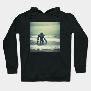 Sea Monster at the Beach Hoodie